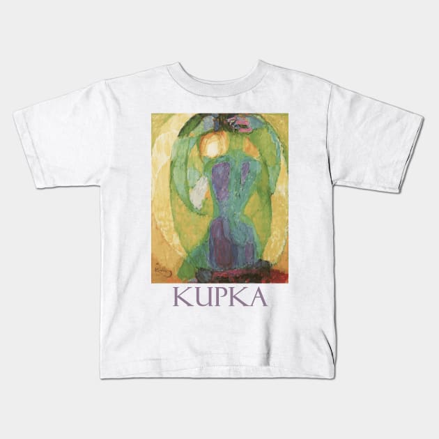 Oval Mirror by Frantisek Kupka Kids T-Shirt by Naves